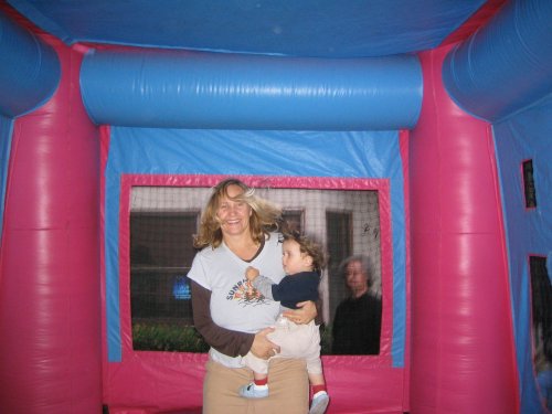 Molli and Sean in the Bouncer