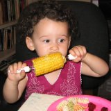 Coco loves corn