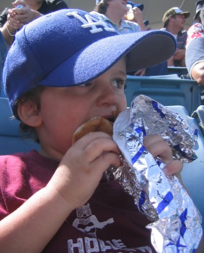 First Dodger Dog of the Season