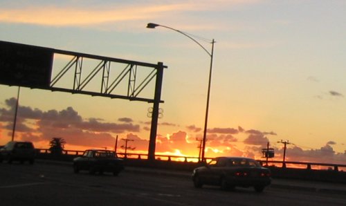 Freeway Sunset