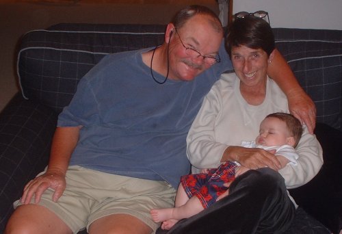 Grandparents and Sleepy Sean