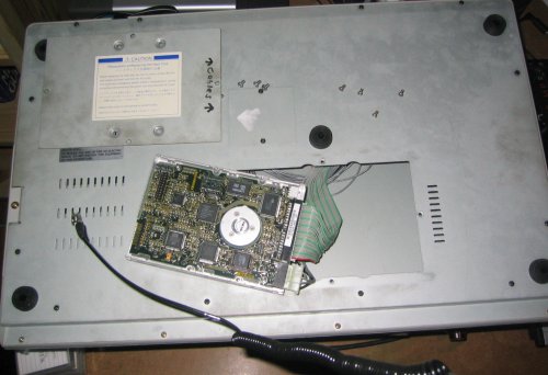 changing hard drives on the Fostex