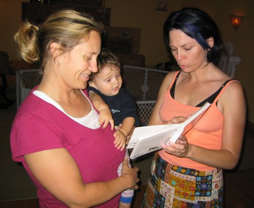 Mom, Sean, and Aunt Kelli