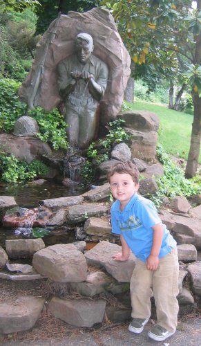 Sean at the Jacksonville, OR Veteran's Memorial