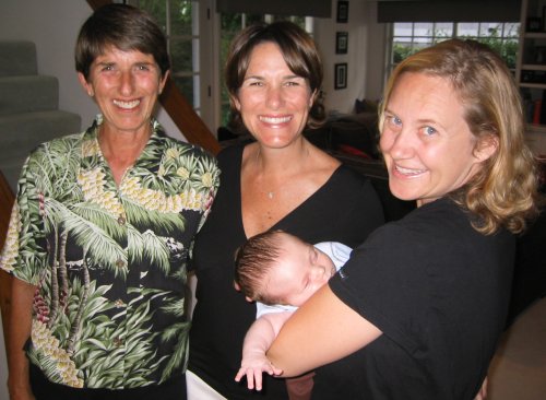 The McIlvaine ladies with Jackson