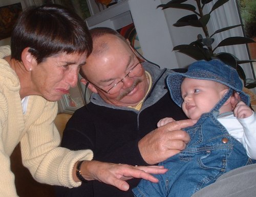 Grandma, Grandpa, and Sean