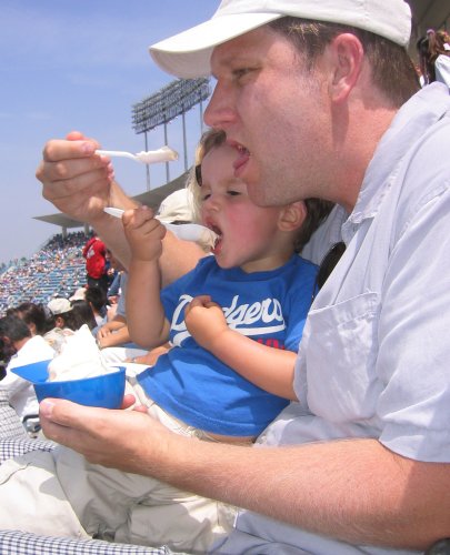 Sean with uncle Johnny