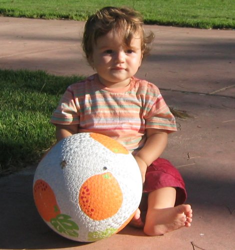 Sean with ball