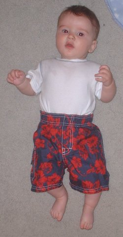 Sean's new boardshorts