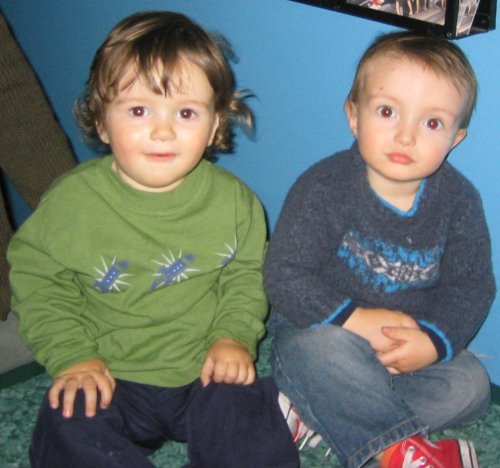 Sean and Xander chillin'