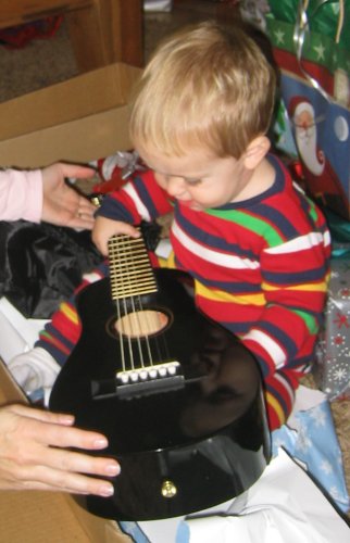 Jackson's first Guitar!!!!